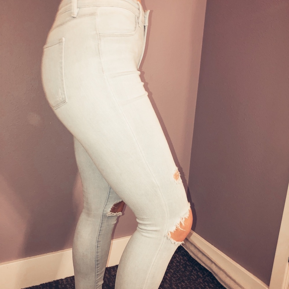 Light washed pacsun skinny jeans